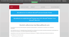 Desktop Screenshot of manuelbrandl.com