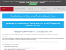 Tablet Screenshot of manuelbrandl.com